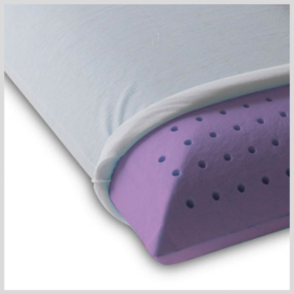 SomnusSana Cuscino Guanciale in Memory Foam, Fodera Sfoderabile